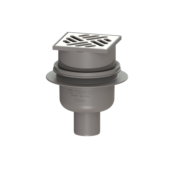 Gólflás 50mm beinn m.rist10x10