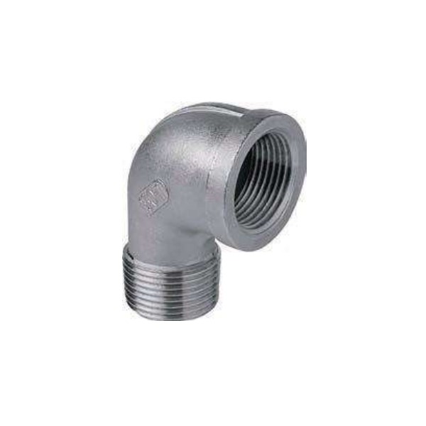 N-Hné 3/4" skrúfað ryðfrítt