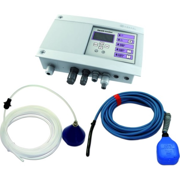 Stjórnbox Comfort DUO 230V m/þrýstinema og flotfofa