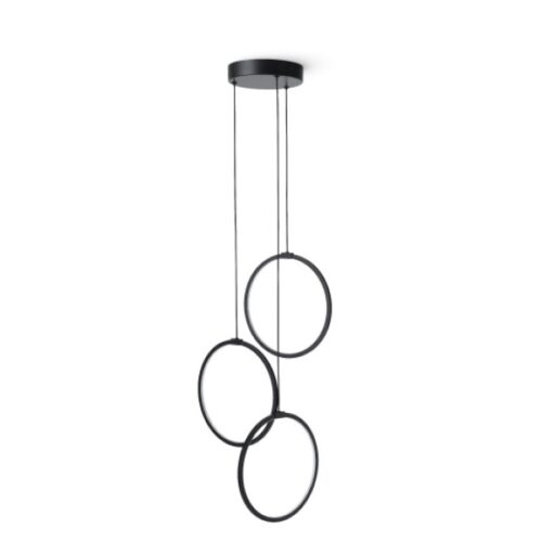 HALO Loftljós Ø250x3 Svart