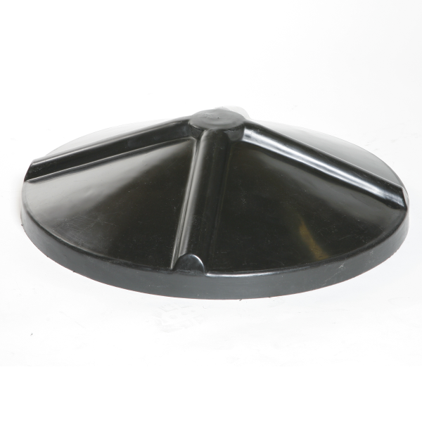 Lok á brunn 600mm plast