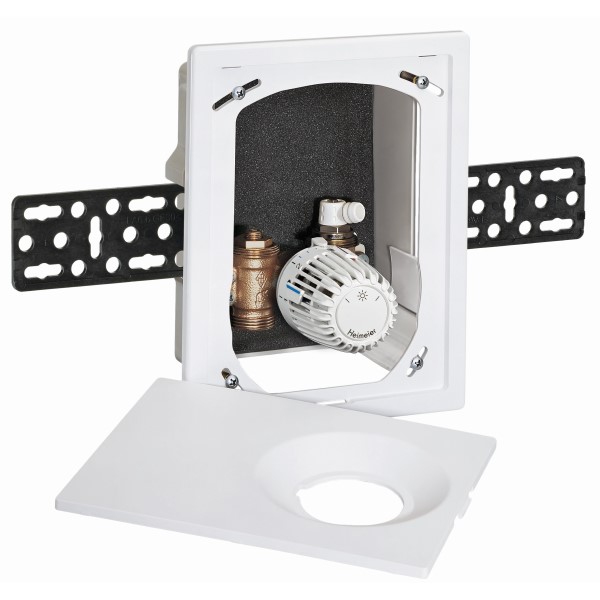 Veggkassi opin   túr  hvítt