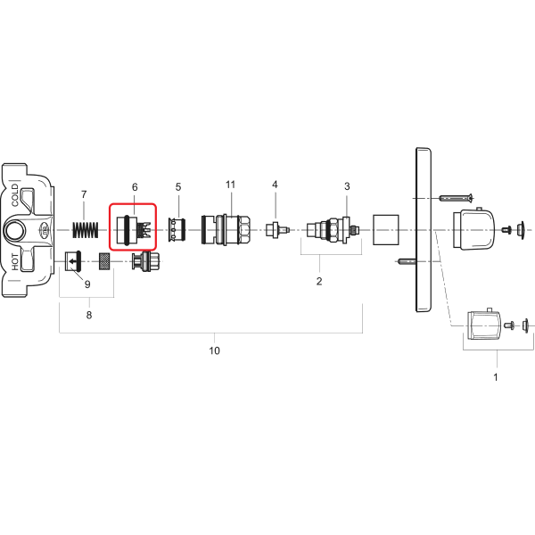 PISTON í Mora Mega innbyggt