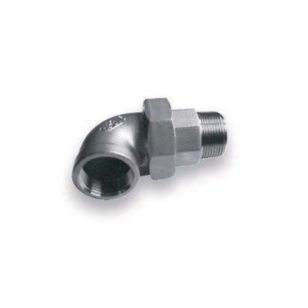 N-Hné-Union 2" skrúfað ryðfrítt