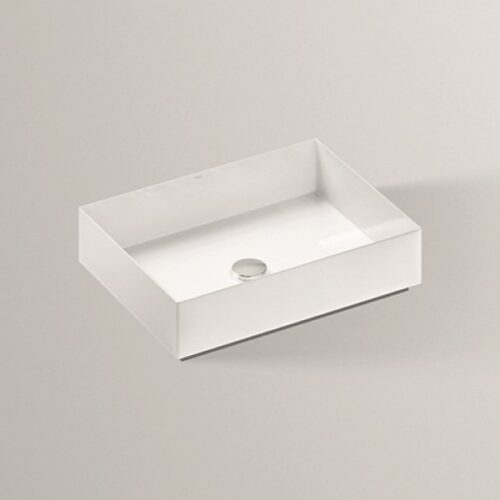 Stálhandlaug hvít AB.ME