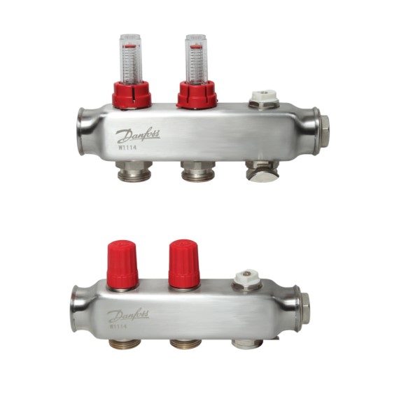 Dreifikista 2stúta m/flæðiglas RYÐFRÍ