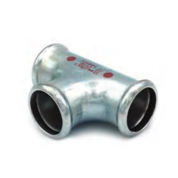 Té  28mm galv Steelpres