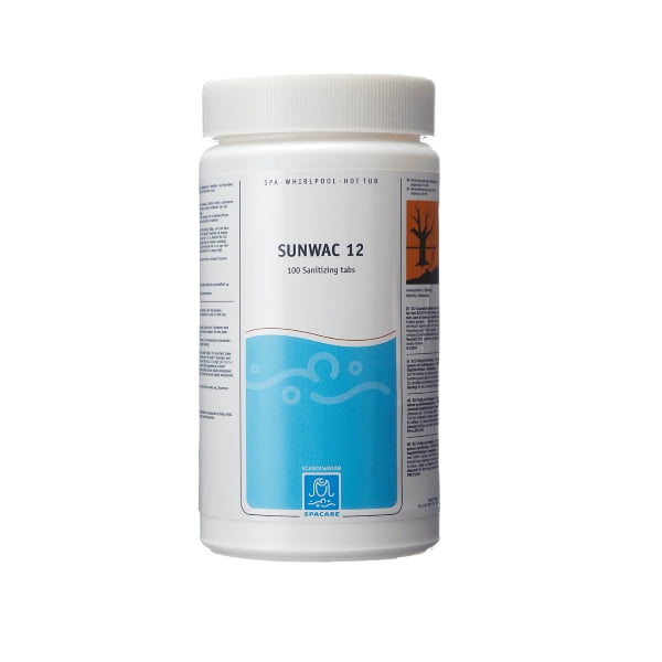 SunWac 12 klórtöflur 100 stk