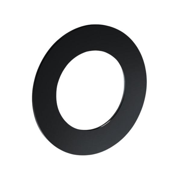 Róshetta 60mm Ø39mm MATT SVART