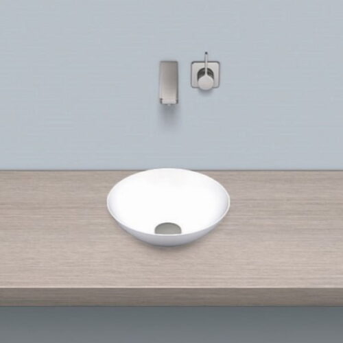 Stálhandlaug hvít SB.K300.GS