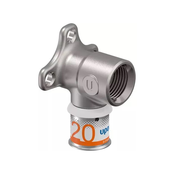 Vegghné 20x1/2"  m flangs /plö