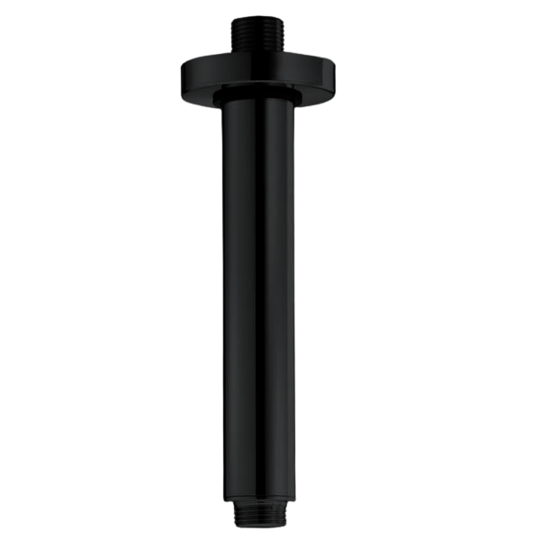 Sturtustöng 300mm í loft 28mm MATT SVART