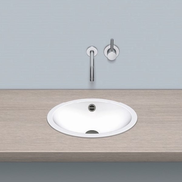 Stálhandlaug hvít EB.O425