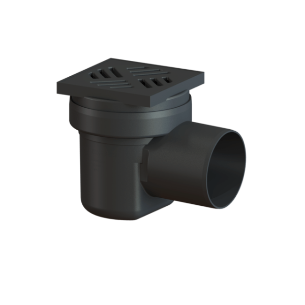 Gólflás 100mm m rist/snúning