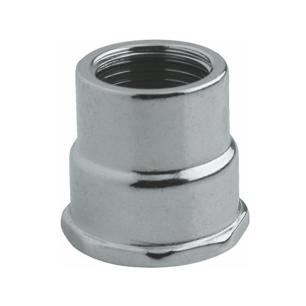 Formúffa 3/4"x 3/8" króm