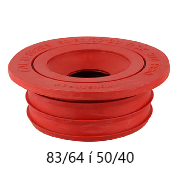 Gúmmí 64-83/40-50 rautt