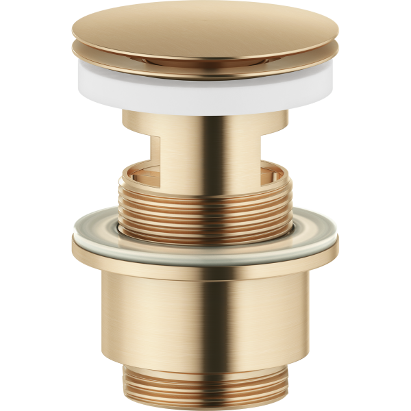 Botnventill push down  Brass