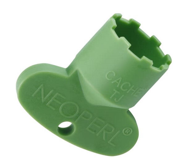 Lykill f. Perlator GRÆNN Caché TJ/M18,5x1