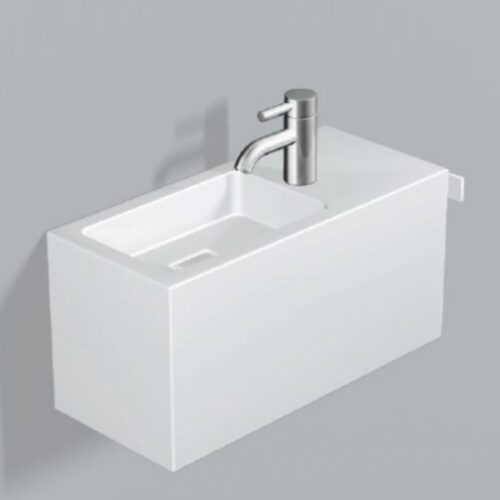 Stálhandlaug hvít WP.XS1