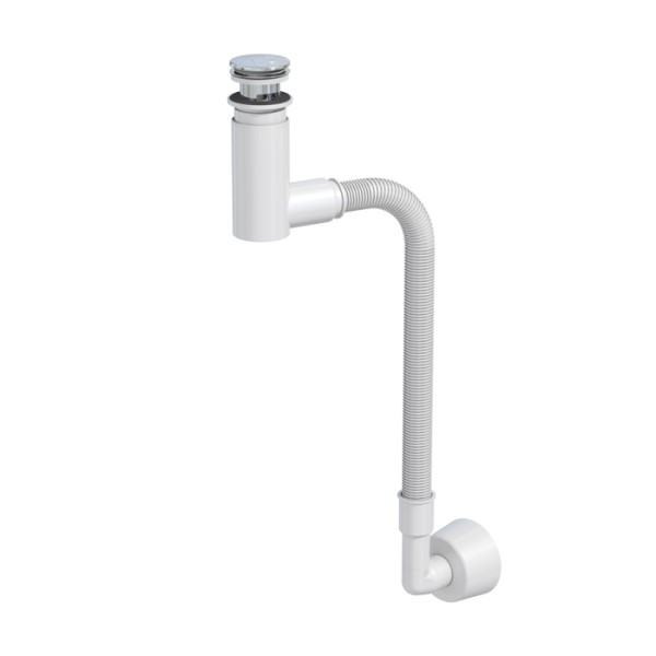 PREVEX EasyClean vatnslás m.barka 40/32mm og smellutappa króm