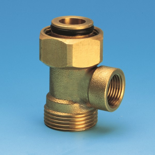 Té 3/4x3/8x3/4" f.hitamælir