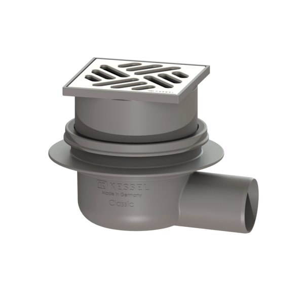 Gólflás 50mm vinkil rist 10x10