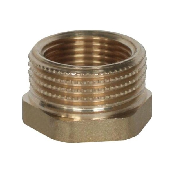 N-hólkur 1/2"x 1/4" kopar