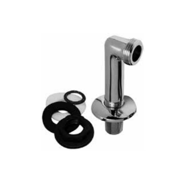 Krómuð Tengirör f blöndt. 7cm