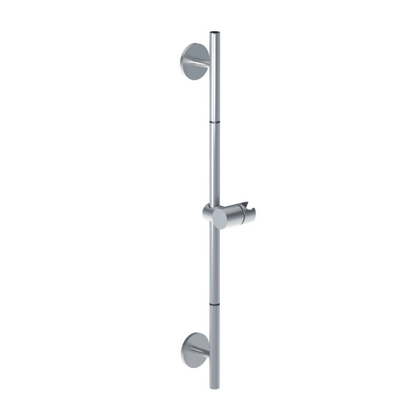 VOLA sturtustöng T65 á vegg án handst. KRÓM