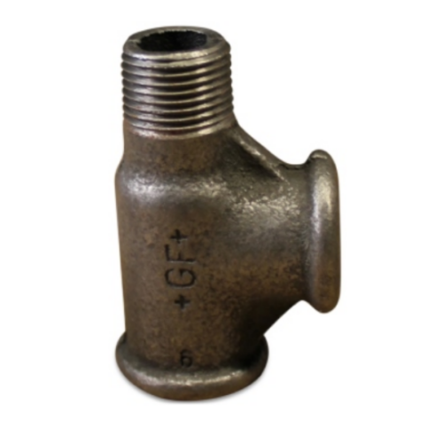 NP-té F½ x F¼ x M½" svart