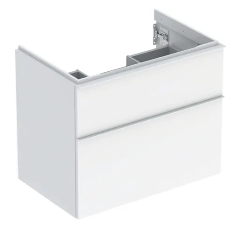 Geberit iCon innrétting 2 skúffur 90cm Matt Hvít