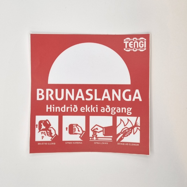 Límmiði BRUNASLANGA