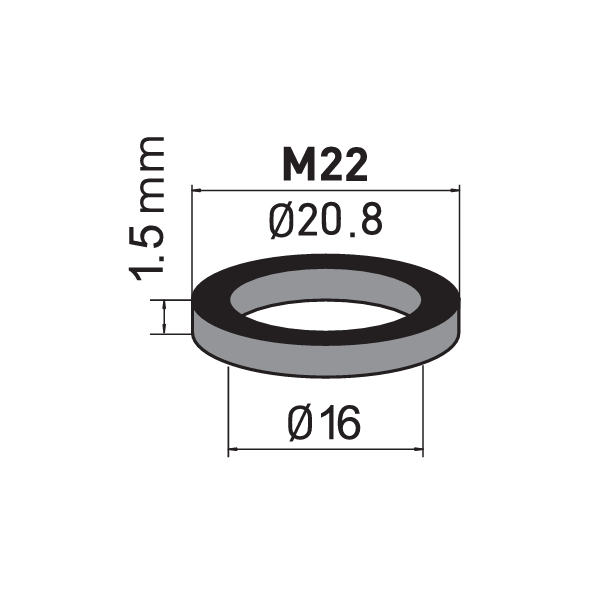 Pakkning fyrir Perlator M22