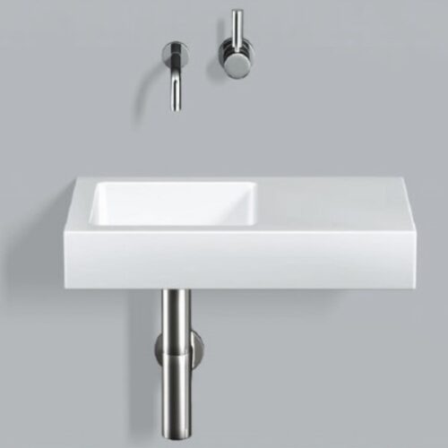 Stálhandlaug hvít WT.QS525.L