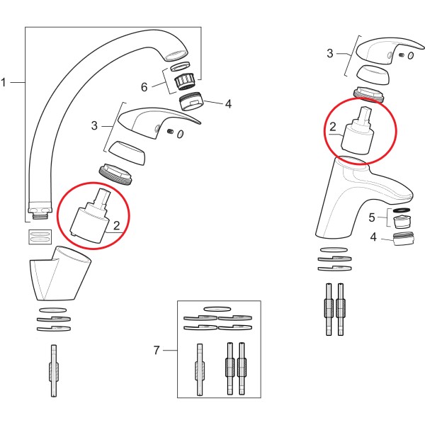 Spindill f/FMM Eco eld & hand
