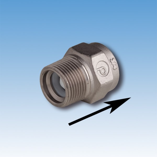 Einstreymisl. 1/2" í hraðloka