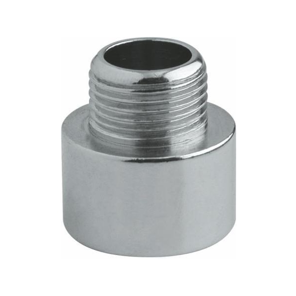 N-formúffa 1/2"x 3/4" króm