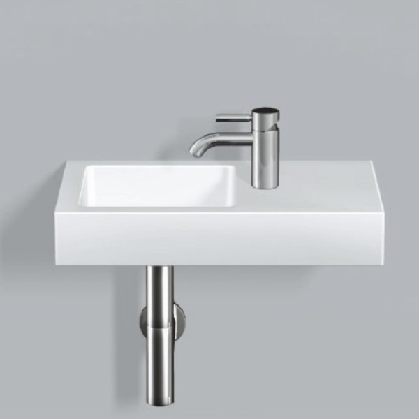 Stálhandlaug hvít WT.QS525H.L.