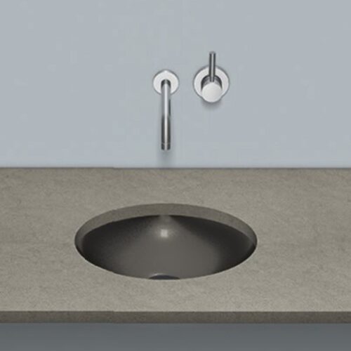 Stálhandlaug DARK IRON UB.O525 undirlímd