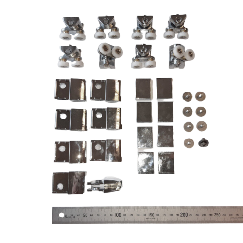 Hjólasett f.Flow 2D, Semi, Straight, Corners/Cabin, Niche 4D