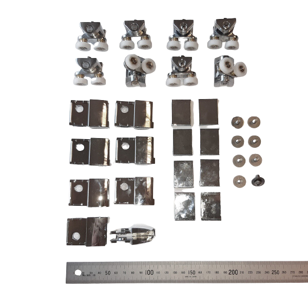 Hjólasett f.Flow 2D, Semi, Straight, Corners/Cabin, Niche 4D