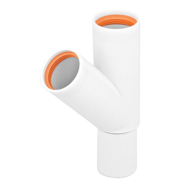 N-Grein 45° 40mm hvít