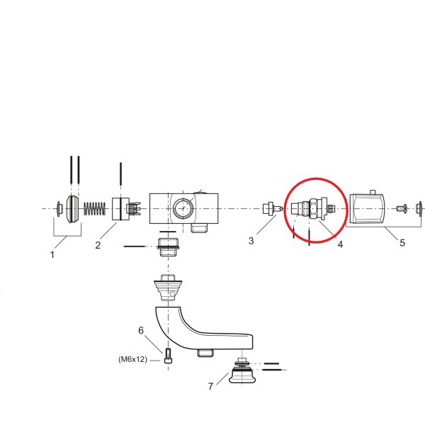 Spindill í MORA innbyggt tæki