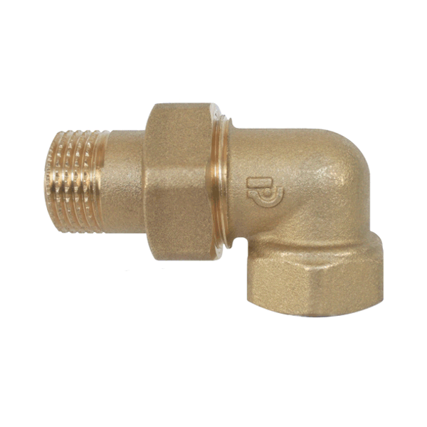 N-Union vinkil 1/2" Kopar