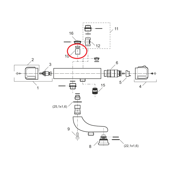 Einstreymisl. f/MORA cc40 (2.stk í pakka)