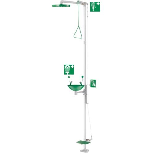 Delabie neyðarsturta + augnsko