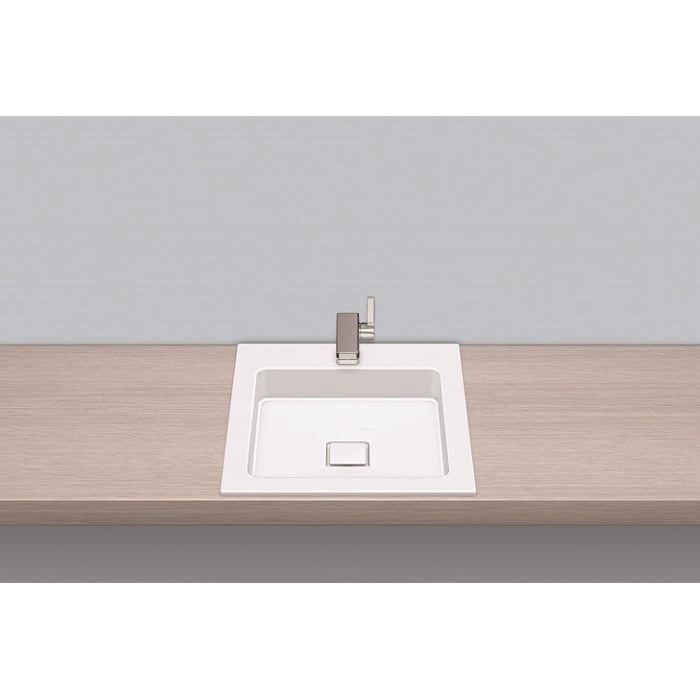 Stálhandlaug hvít EB.Q450H