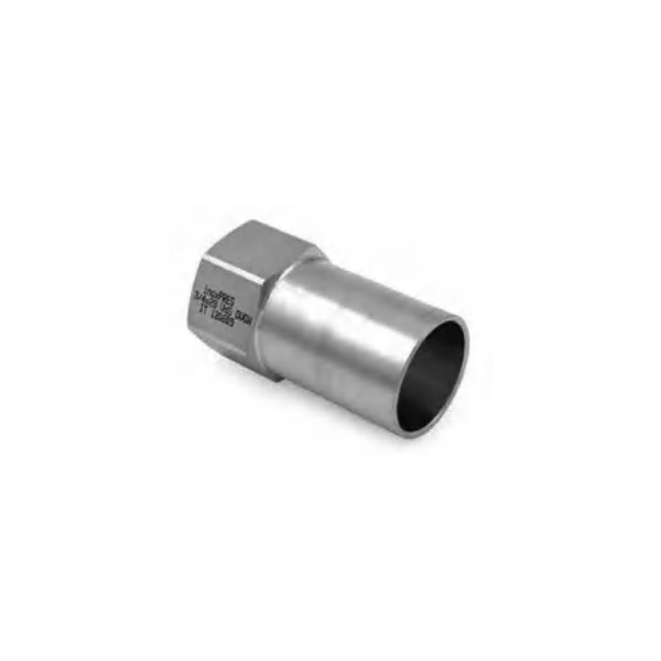 Múffutengi 1/2" x 15mm nippill ryðfrítt