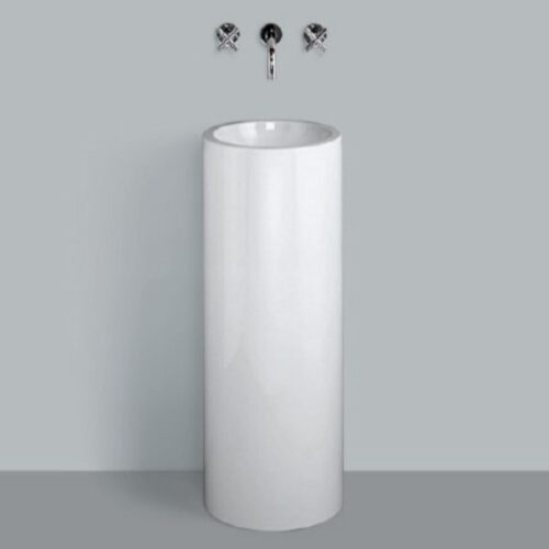 Stálhandlaug hvít WT.RX325K